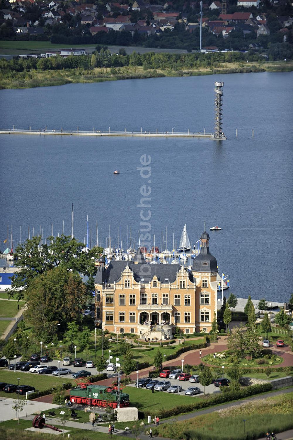 Luftaufnahme Bitterfeld - Villa am Bernsteinsee Bitterfeld