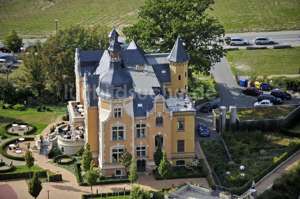 Luftaufnahme Bitterfeld - Villa am Bernsteinsee Bitterfeld