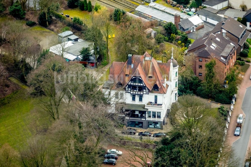 Luftbild Bottrop - Villa Dickmann in Bottrop im Bundesland Nordrhein-Westfalen, Deutschland