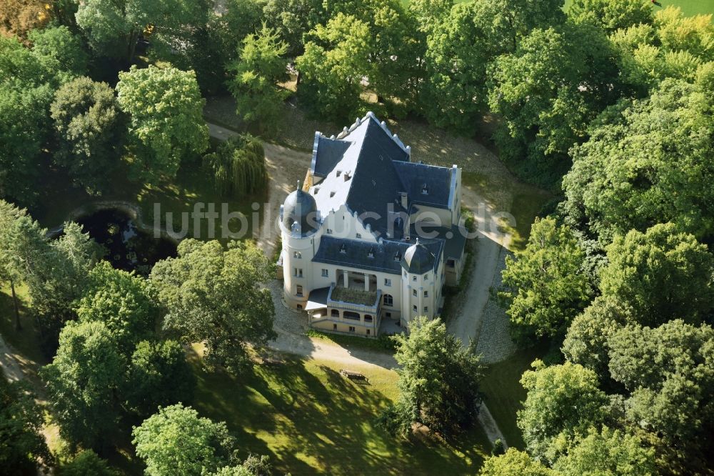 Luftaufnahme Gera - Villa in Gera im Bundesland Thüringen, Deutschland