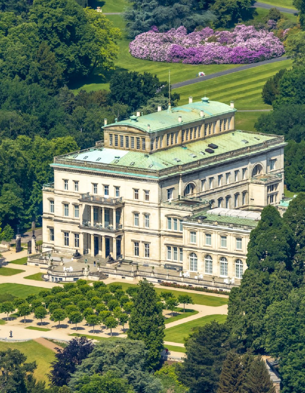 Bredeney Von Oben Villa H Gel In Bredeney Im Bundesland Nordrhein Westfalen