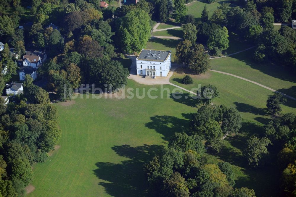 Luftbild Hamburg - Villa Jenisch Haus im Jenischpark in Hamburg