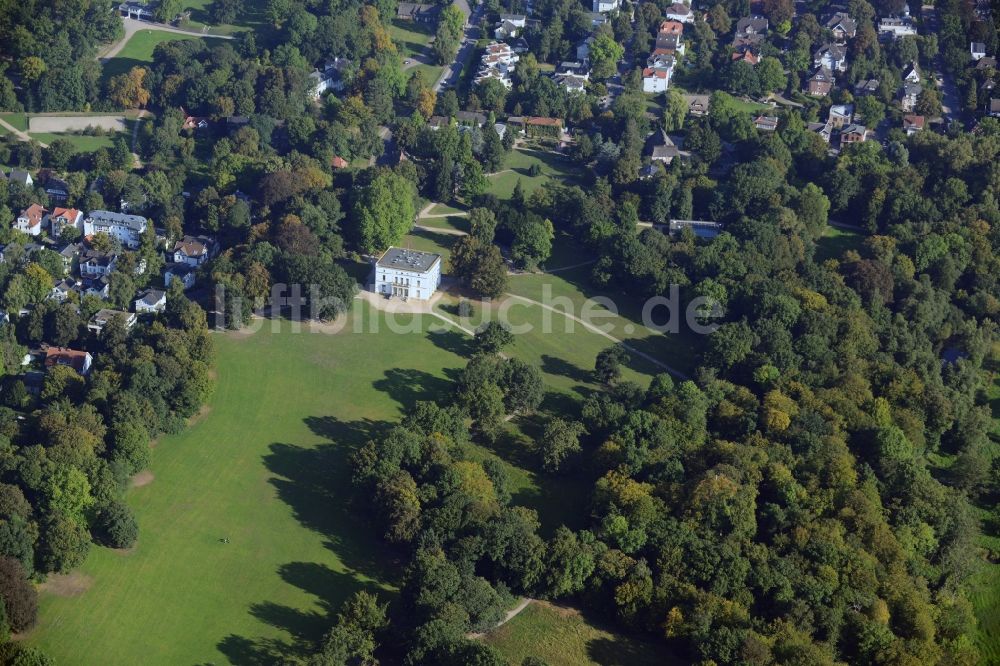 Luftbild Hamburg - Villa Jenisch Haus im Jenischpark in Hamburg