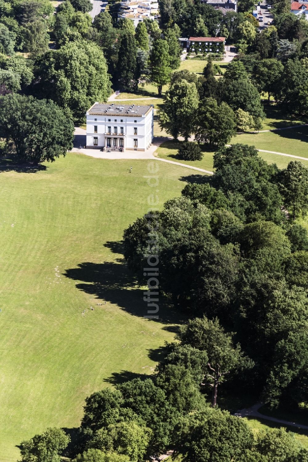 Hamburg aus der Vogelperspektive: Villa Jenisch Haus im Jenischpark in Hamburg