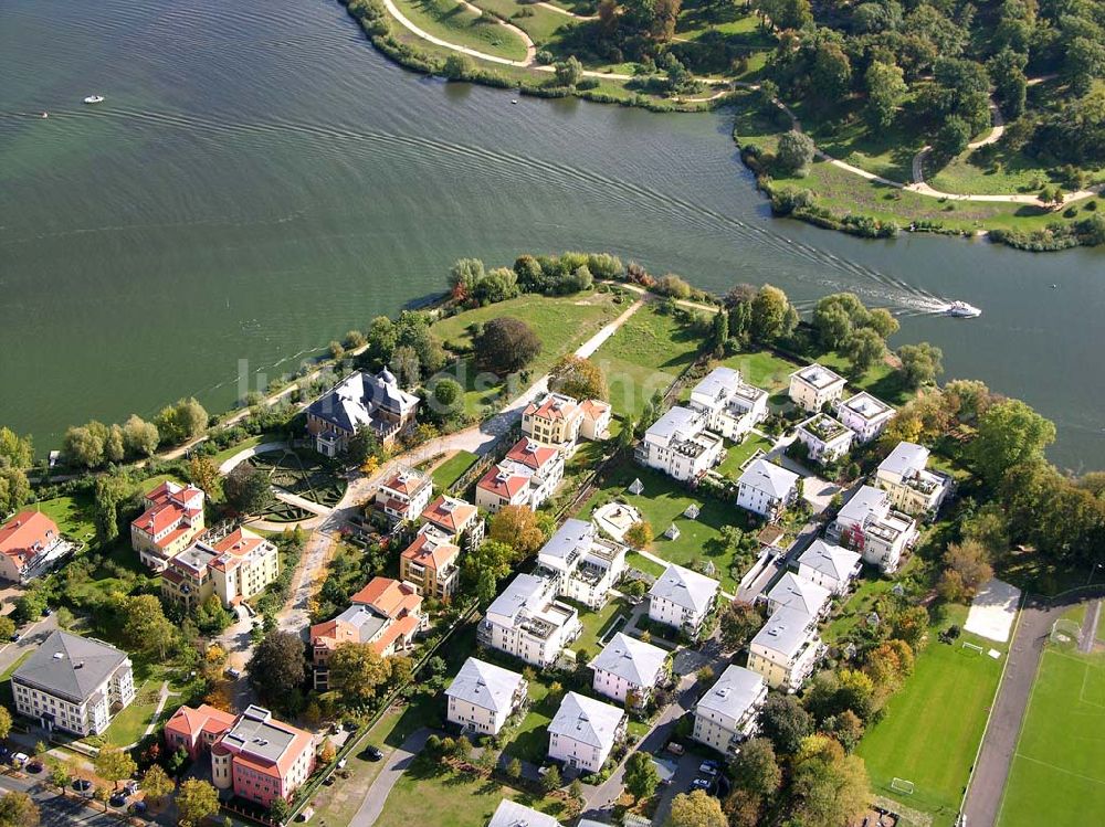 Potsdam von oben - Villa Kanpffmeyer in Potsdam