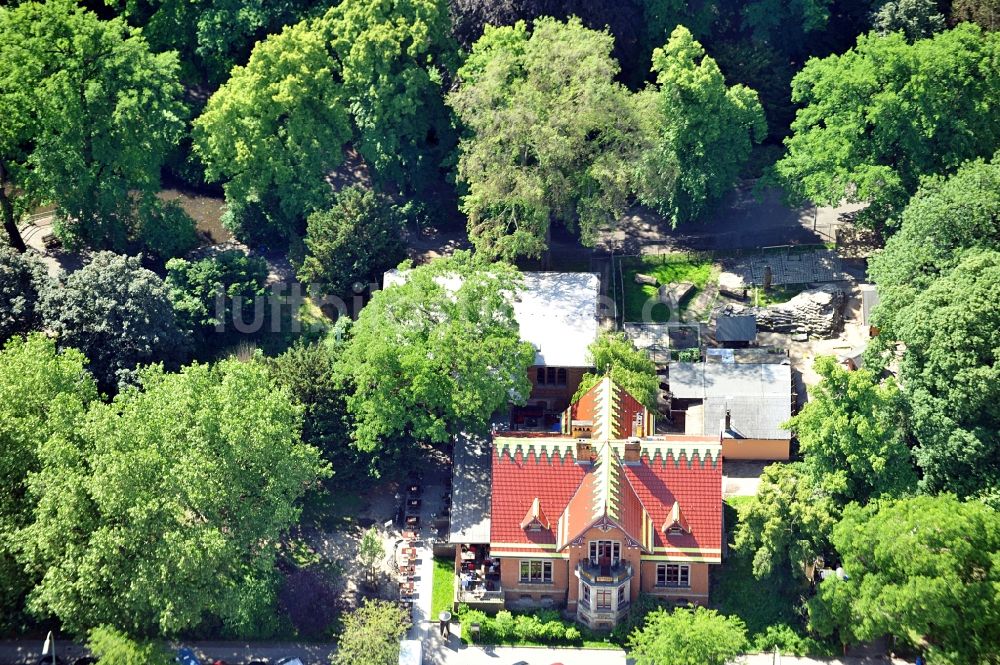 Luftaufnahme Berlin - Villa Kreuzberg in Berlin / Kreuzberg im Bundesland Berlin