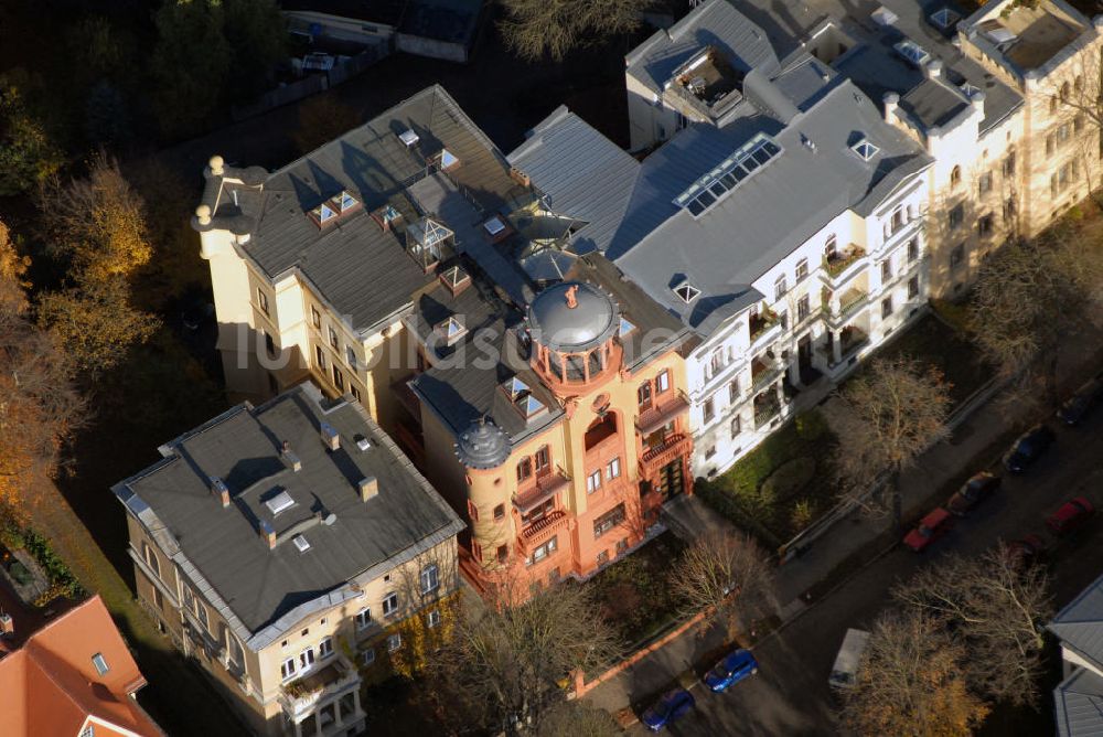 Potsdam von oben - Villa in der Mangerstraße in Potsdam