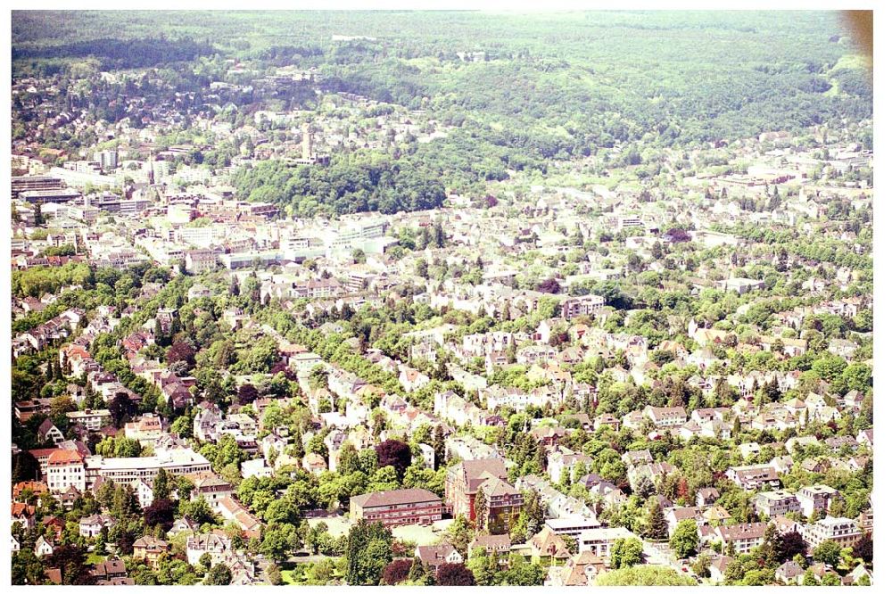 Bad Godesberg / Bonn aus der Vogelperspektive: Villensiedlung Bonn