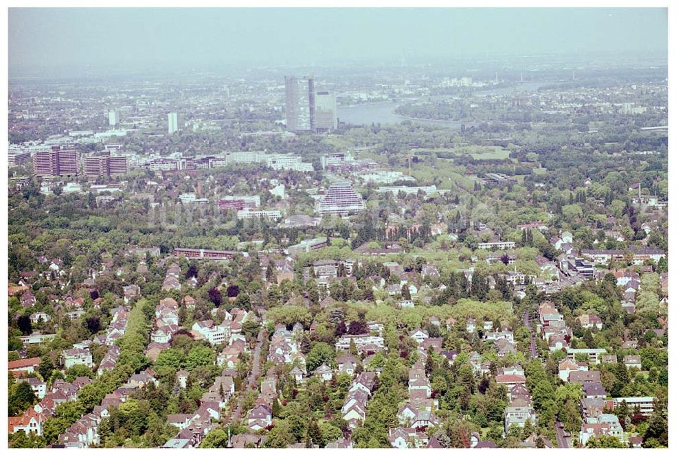 Luftaufnahme Bad Godesberg / Bonn - Villensiedlung Bonn