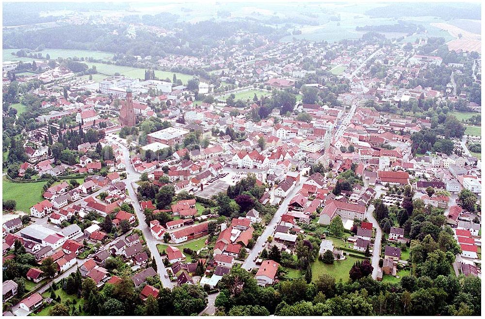 Vilsbiburg aus der Vogelperspektive: Vilsbiburg bei München