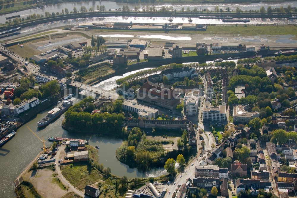 Luftbild Duisburg - Vinckekanal in Duisburg im Bundesland Nordrhein-Westfalen