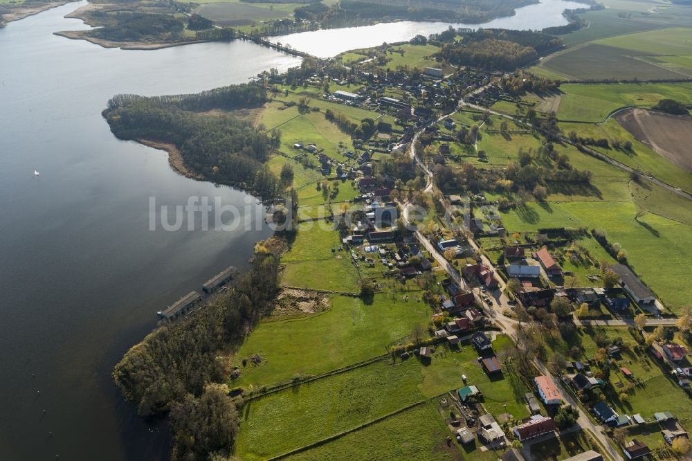 Luftaufnahme Vipperow - Vipperow an der kleinen Müritz im Bundesland Mecklenburg-Vorpommern