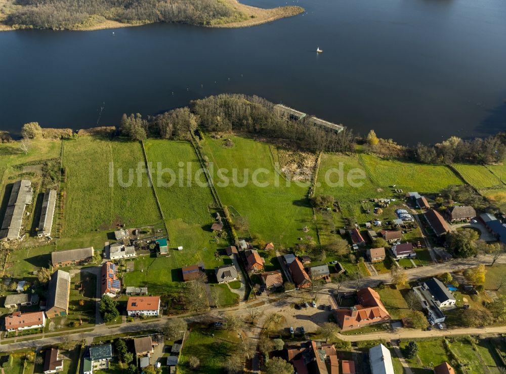 Luftaufnahme Vipperow - Vipperow an der kleinen Müritz im Bundesland Mecklenburg-Vorpommern