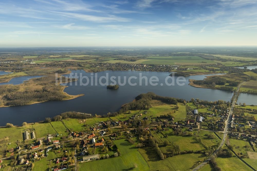 Luftbild Vipperow - Vipperow an der kleinen Müritz im Bundesland Mecklenburg-Vorpommern