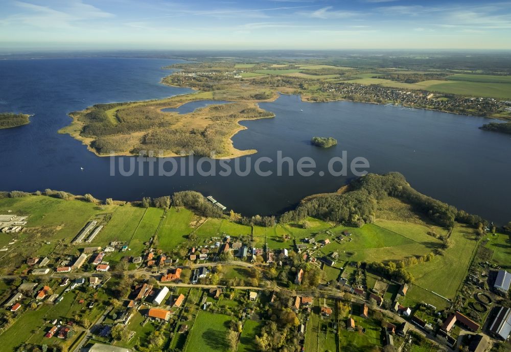 Luftaufnahme Vipperow - Vipperow an der kleinen Müritz im Bundesland Mecklenburg-Vorpommern