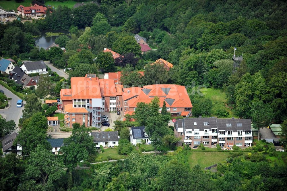 Plön von oben - Vitanas Senioren Centrum Plön im Bundesland Schleswig-Holstein