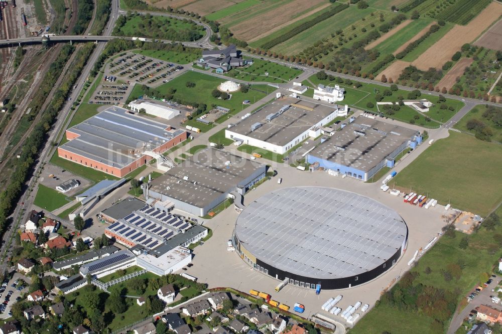 Luftaufnahme Weil am Rhein - Vitra Campus in Weil am Rhein im Bundesland Baden-Württemberg