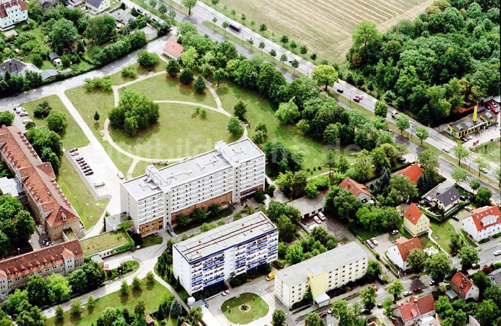 Berlin von oben - vivantes Kinikum Berlin-Kaulsdorf an der B1