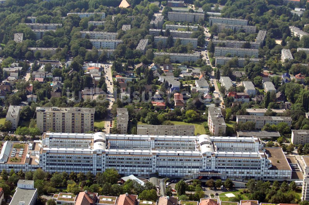 Luftaufnahme Berlin - Vivantes Klinikum in Berlin-Neukölln