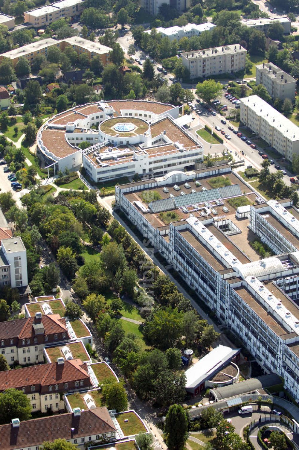 Luftbild Berlin - Vivantes Klinikum in Berlin-Neukölln