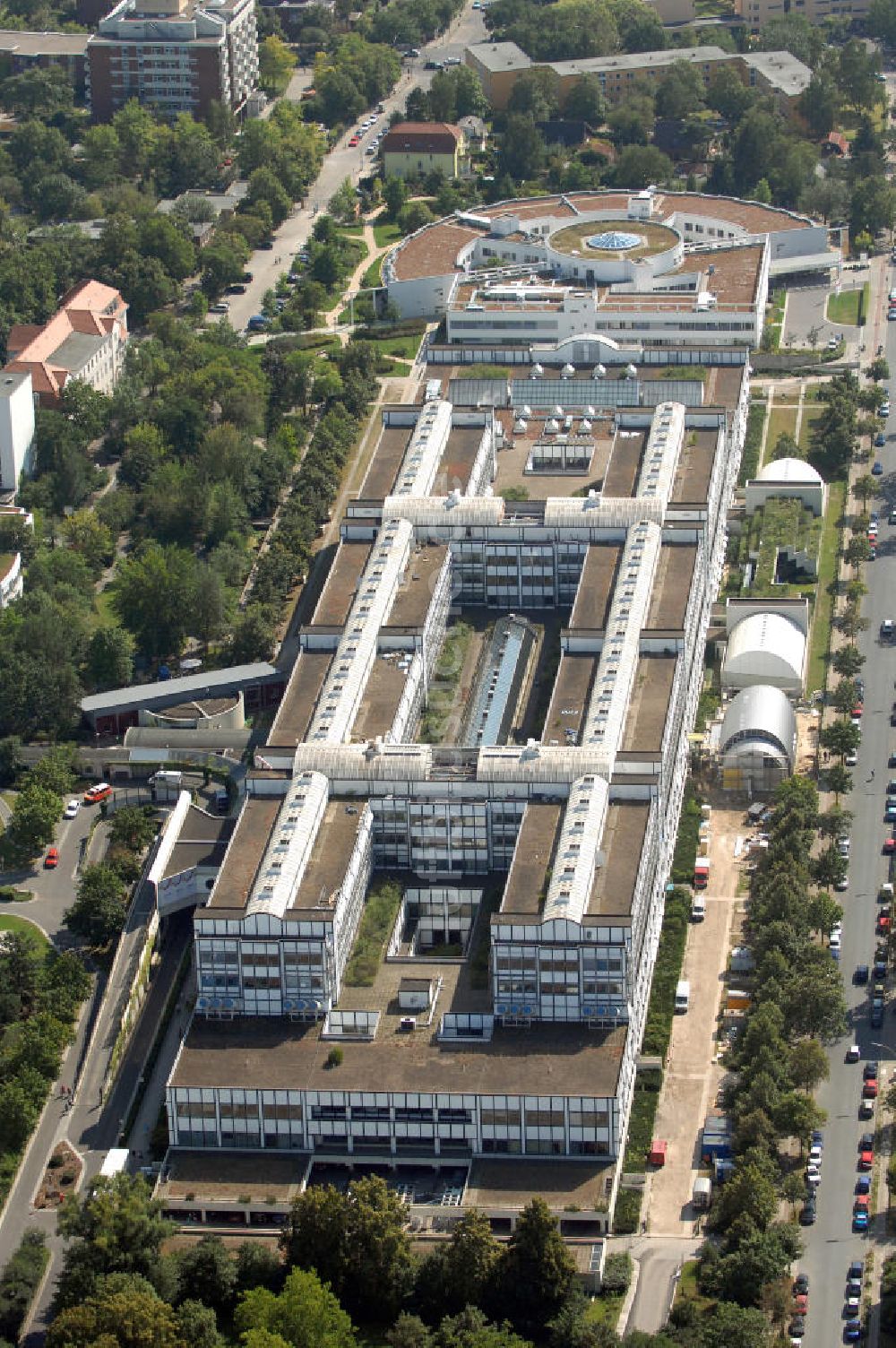 Berlin aus der Vogelperspektive: Vivantes Klinikum in Berlin-Neukölln