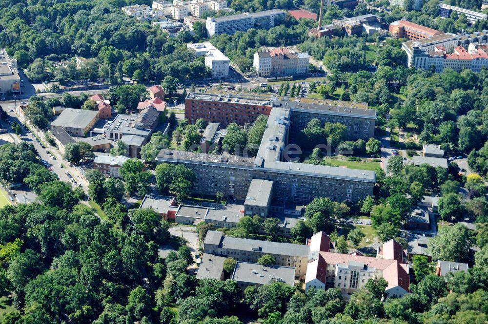 Luftaufnahme Berlin Friedrichshain - Vivantes Klinikum im Friedrichshain in Berlin