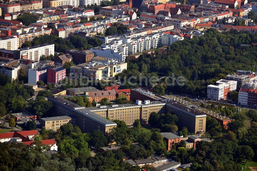 Luftaufnahme Berlin OT Friedrichshain - Vivantes Klinikum im Friedrichshain in Berlin