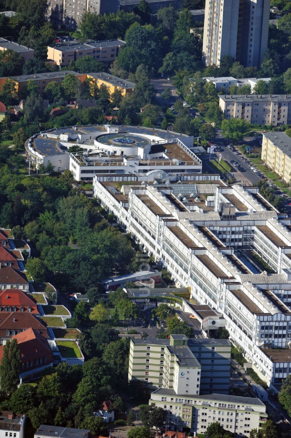 Berlin aus der Vogelperspektive: Vivantes Klinikum Neukölln in Berlin
