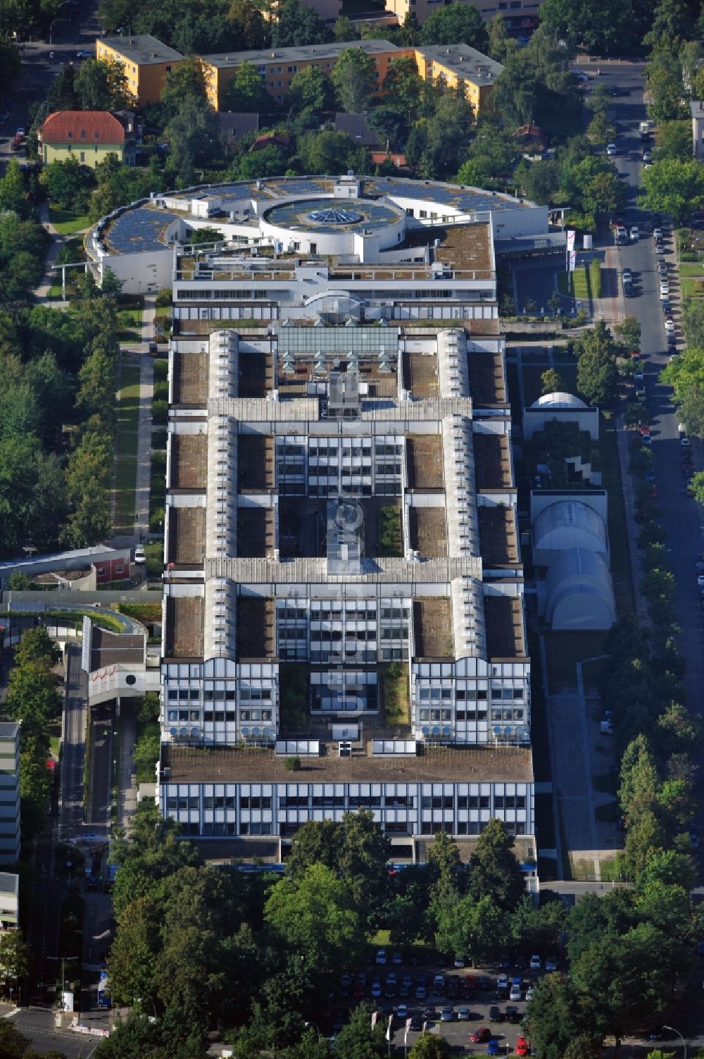 Luftbild Berlin - Vivantes Klinikum Neukölln in Berlin
