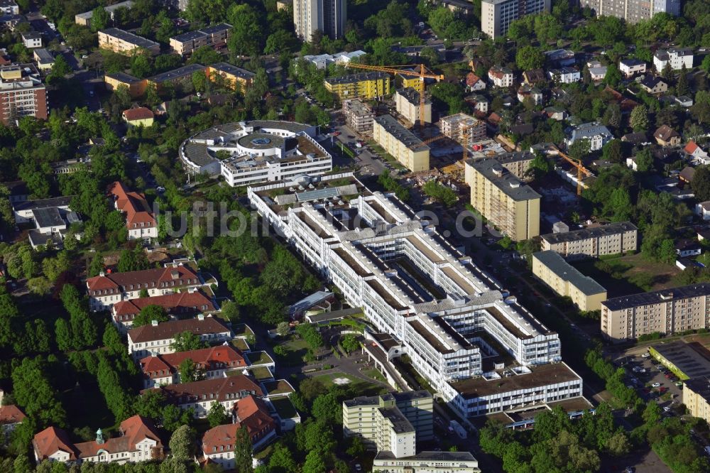 Luftaufnahme Berlin - Vivantes Klinikum Neukölln in Berlin im Ortsteil Britz