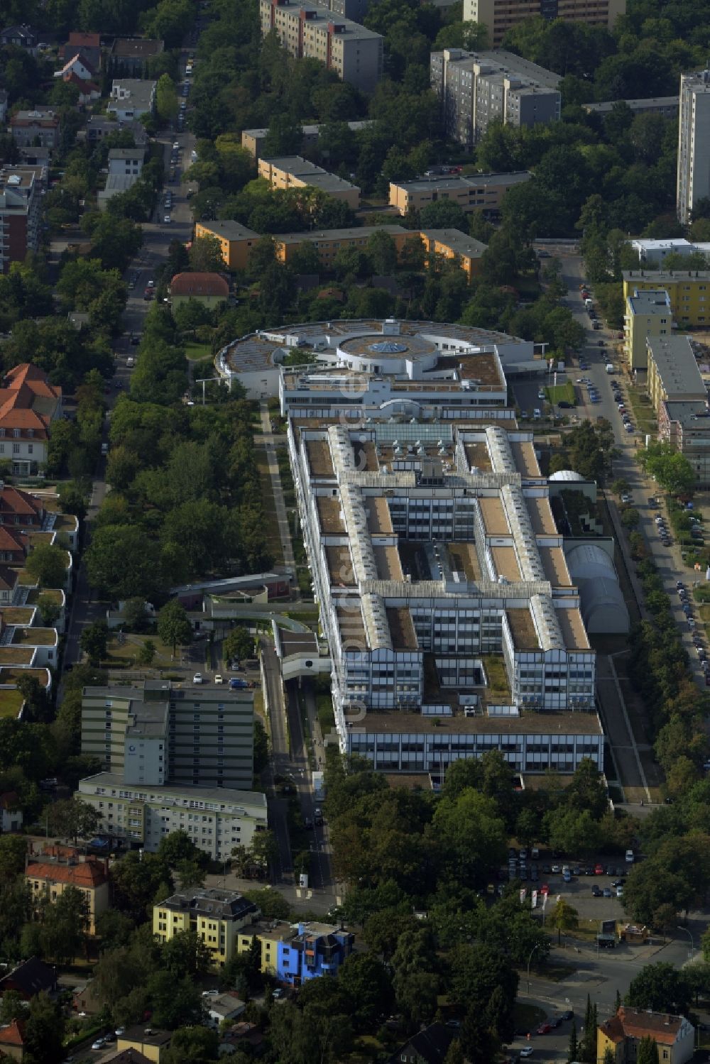 Luftbild Berlin - Vivantes Klinikum Neukölln in Berlin im Ortsteil Britz