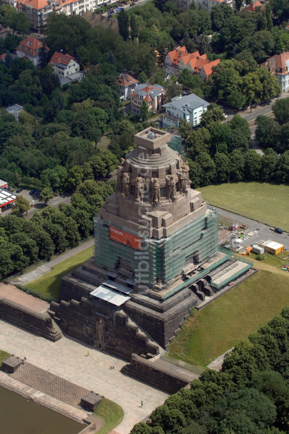 Luftbild Leipzig - Völkerschlachtdenkmal