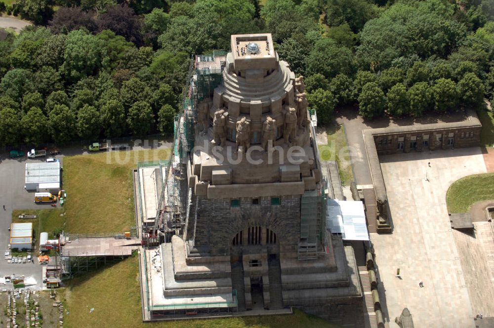 Luftaufnahme Leipzig - Völkerschlachtdenkmal