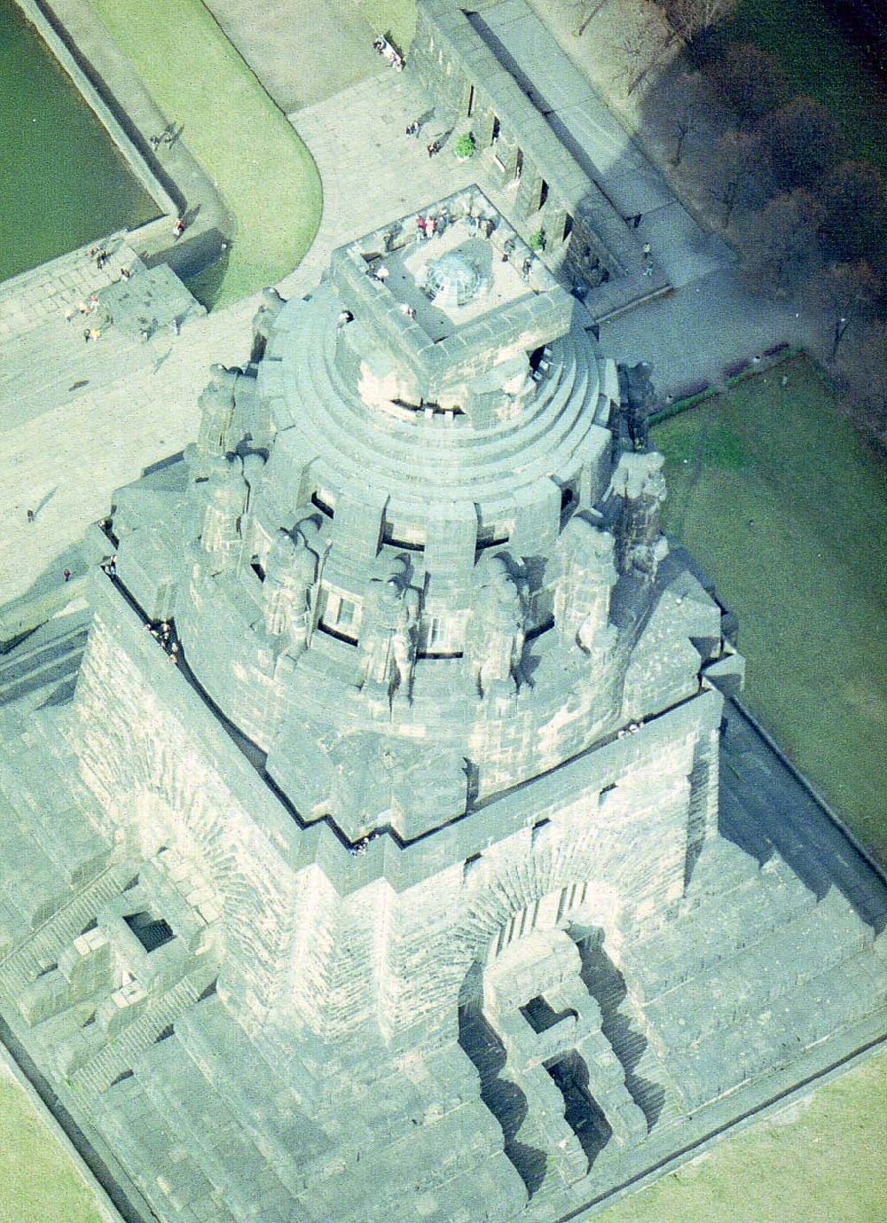 Luftbild Leipzig - Völkerschlachtdenkmal in Leipzig.