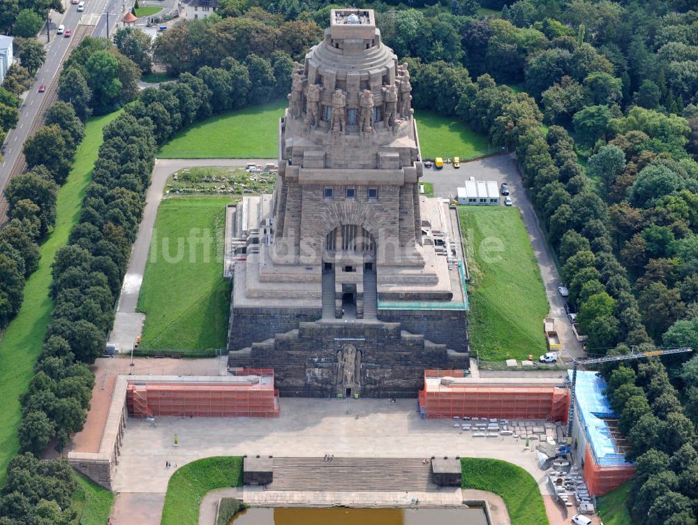 Luftbild Leipzig - Völkerschlachtdenkmal Leipzig / Sachsen