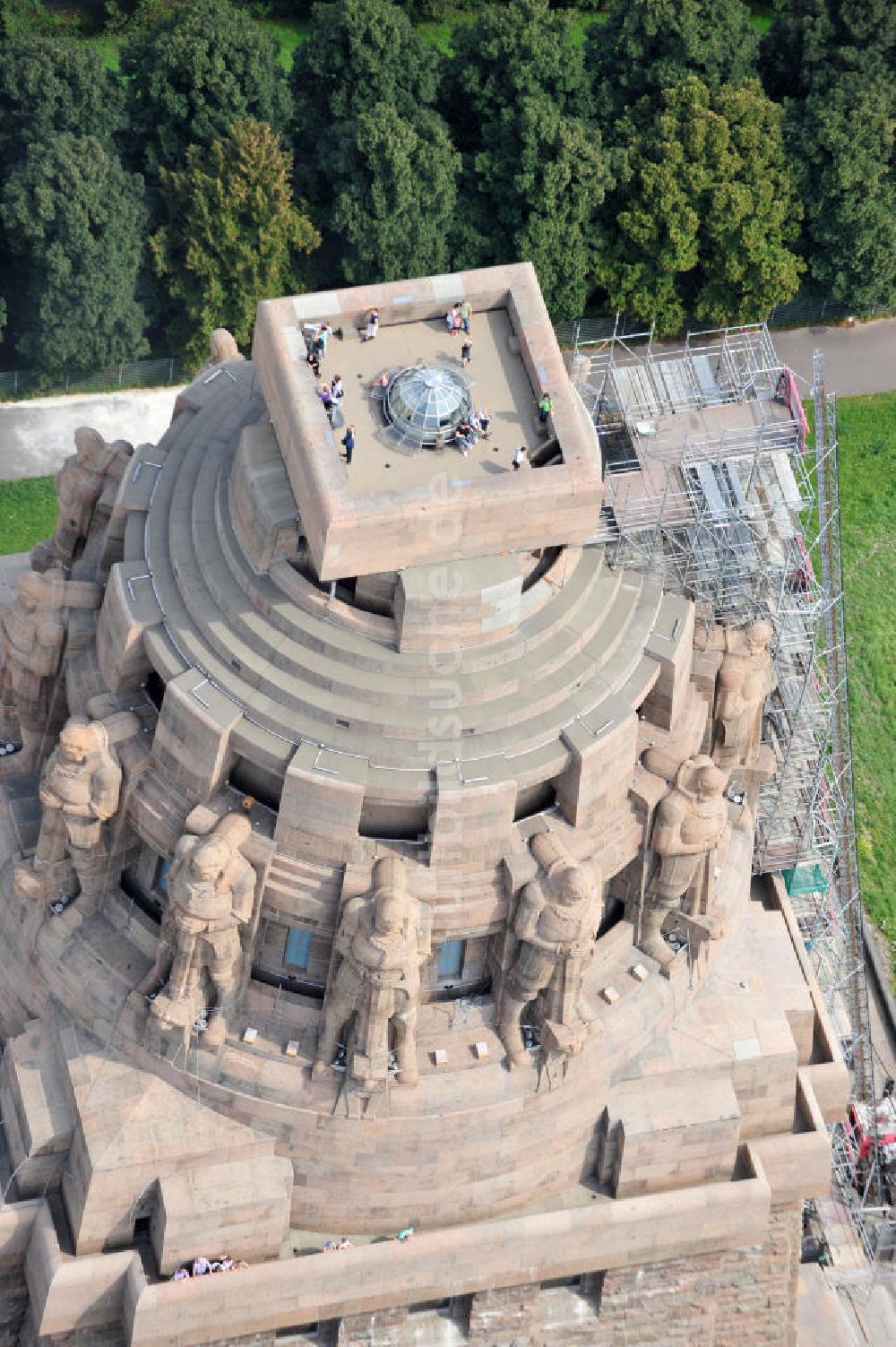 Luftbild Leipzig - Völkerschlachtdenkmal Leipzig / Sachsen