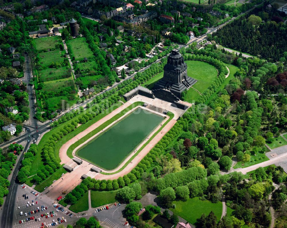 Luftaufnahme Leipzig - Völkerschlachtdenkmal Leipzig / Sachsen