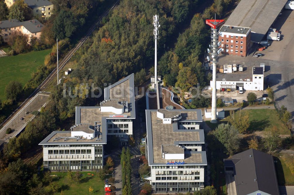 Luftaufnahme Berlin - Vodafone D2 GmbH /Arcor AG & Co.KG Niederlassung Nord-Ost in Berlin