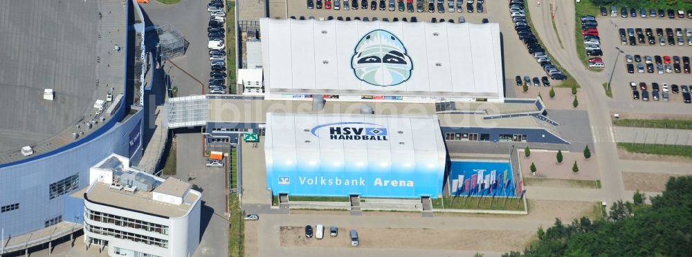 Luftaufnahme Hamburg - Volksbank Arena im Altonaer Volkspark in Hamburg-Bahrenfeld