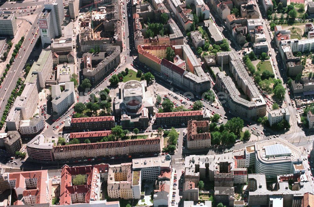 Luftaufnahme Berlin Mitte - Volksbühne Berlin