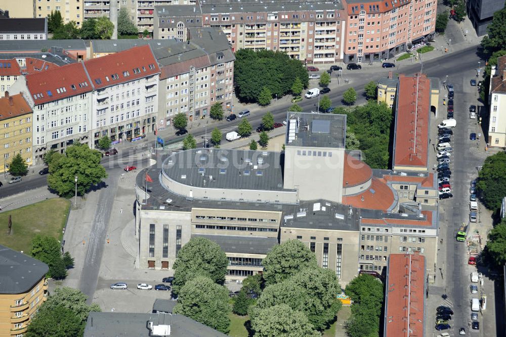 Berlin Mitte von oben - Volksbühne Berlin