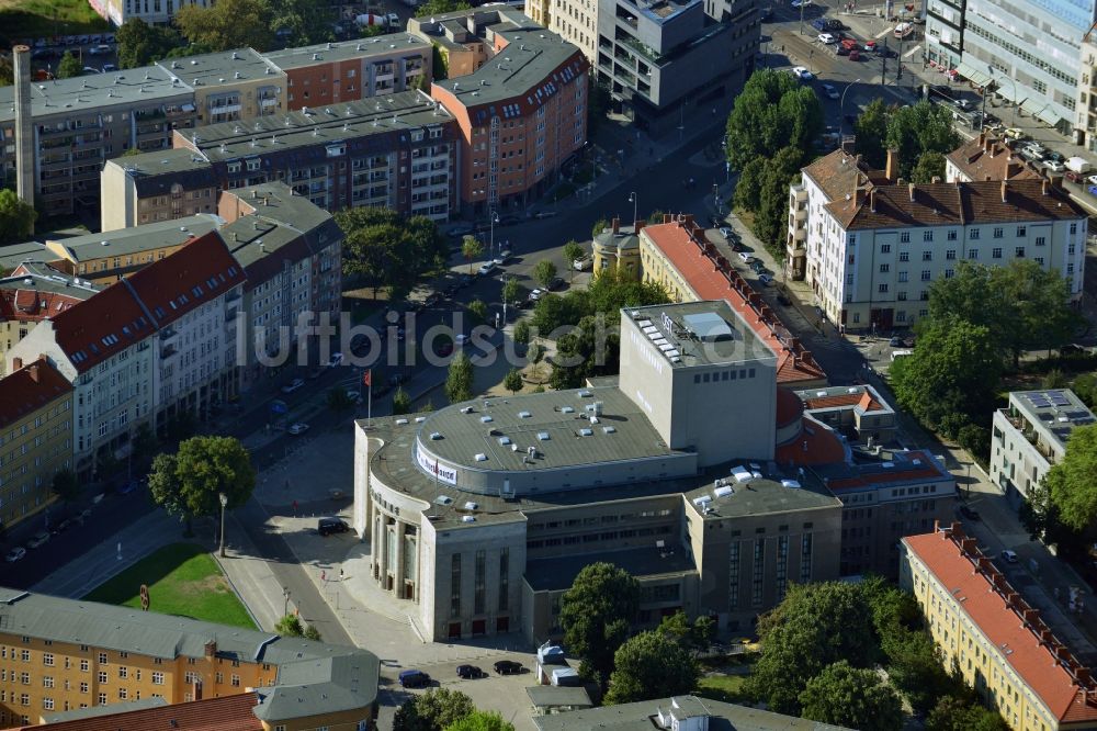 Luftaufnahme Berlin Mitte - Volksbühne Berlin