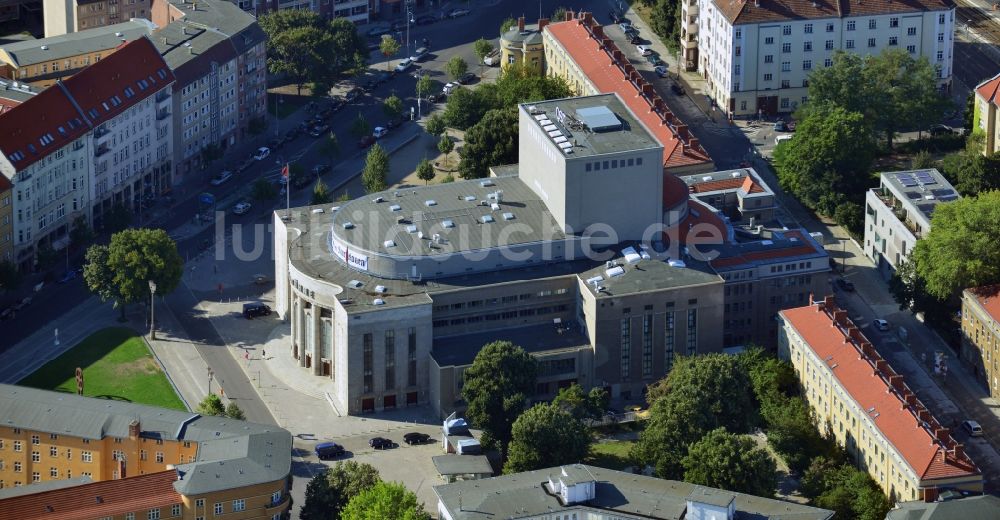 Berlin Mitte von oben - Volksbühne Berlin