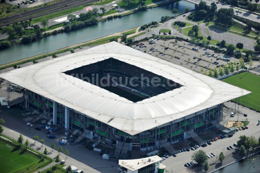 Luftaufnahme Wolfsburg - Volkswagen Arena / Stadion Wolfsburg