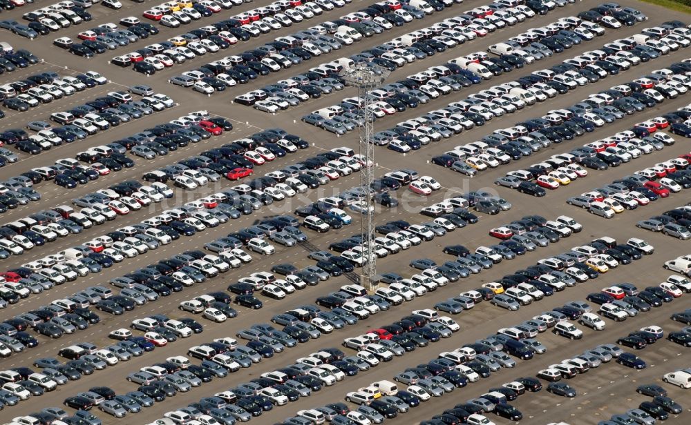 Luftaufnahme Emden - Volkswagenwerk Emden im Bundesland Niedersachsen