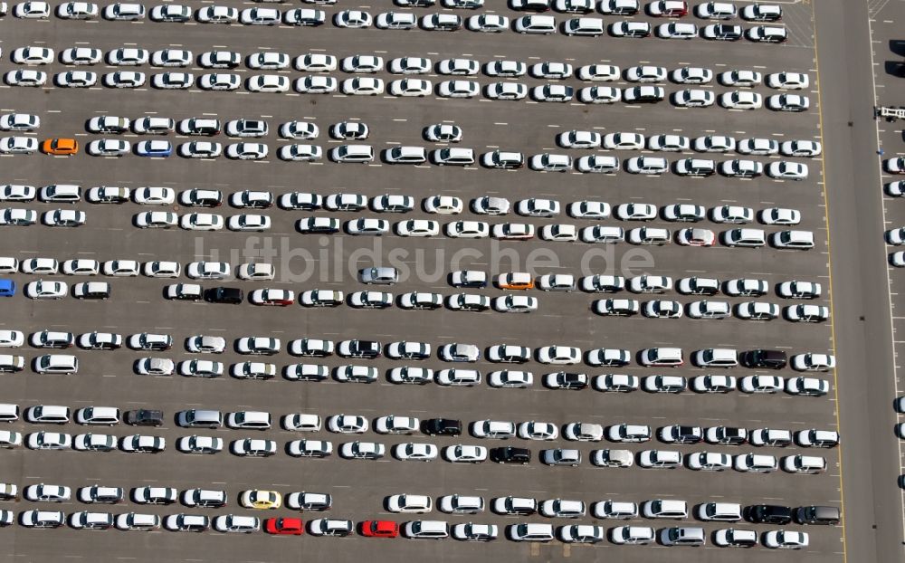 Emden von oben - Volkswagenwerk Emden im Bundesland Niedersachsen