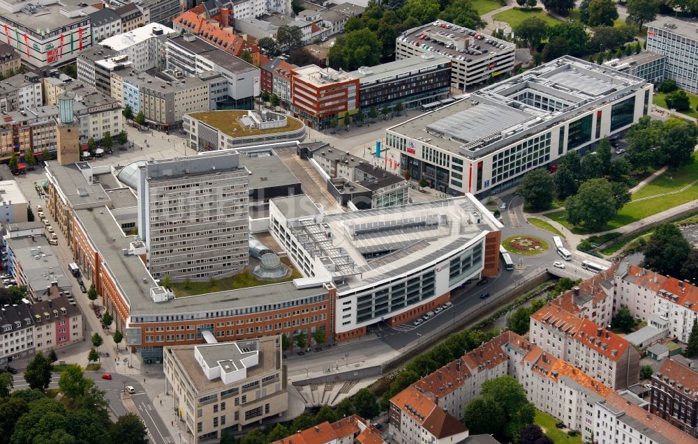 Hagen von oben - Volme Galerie in Hagen im Bundesland Nordrhein-Westfalen