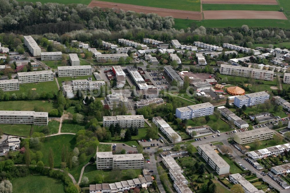 Luftbild Trier Mariahof - Von Neubausiedlungen gerägte Stadtteil Mariahof in Trier im Bundesland Rheinland-Pfalz