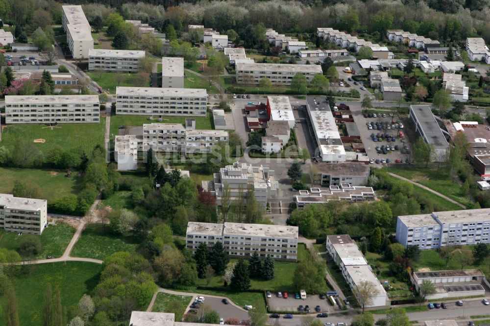 Luftaufnahme Trier Mariahof - Von Neubausiedlungen gerägte Stadtteil Mariahof in Trier im Bundesland Rheinland-Pfalz