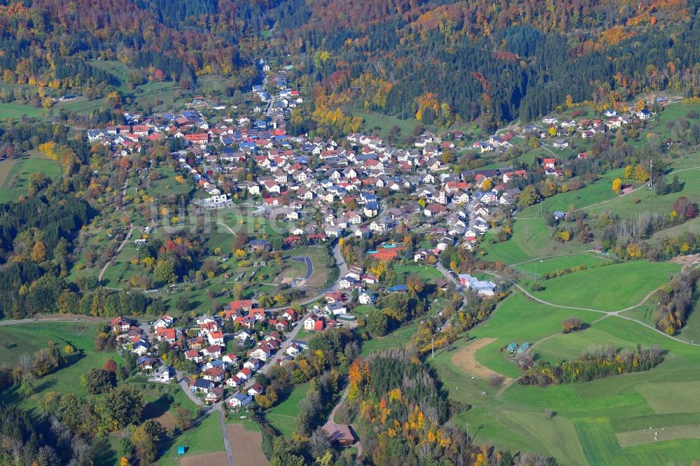 Luftbild Hasel - Von Wald umgebene Ortsansicht in Hasel im Bundesland Baden-Württemberg, Deutschland